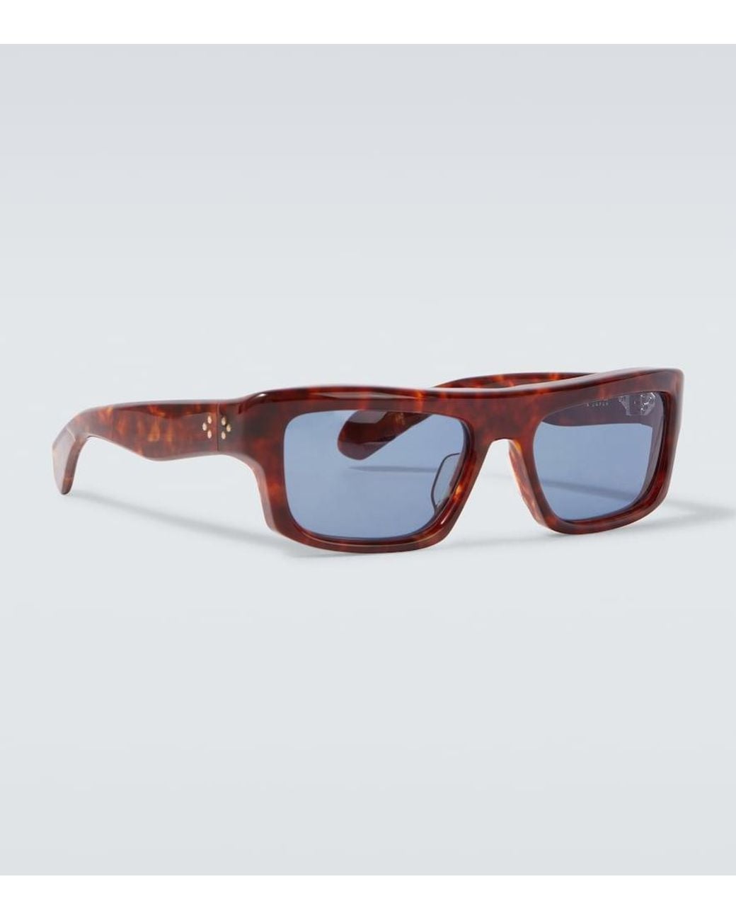 Jacques Marie Mage Brown Cleavon 57 Rectangular Sunglasses for men