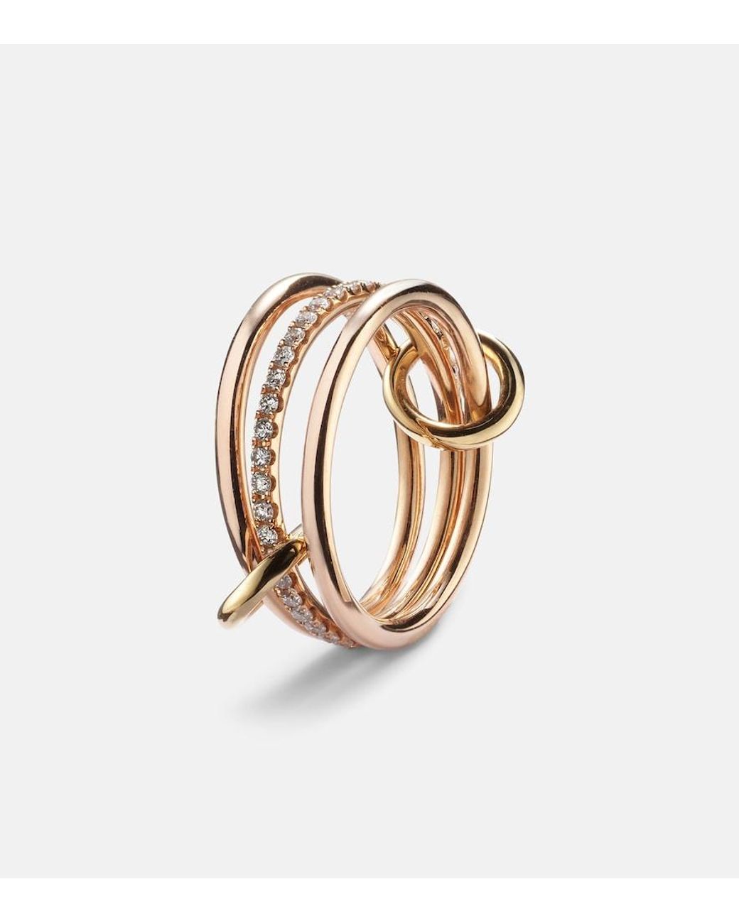 Spinelli Kilcollin Pink Sonny 18Kt Rose And Diamond Ring