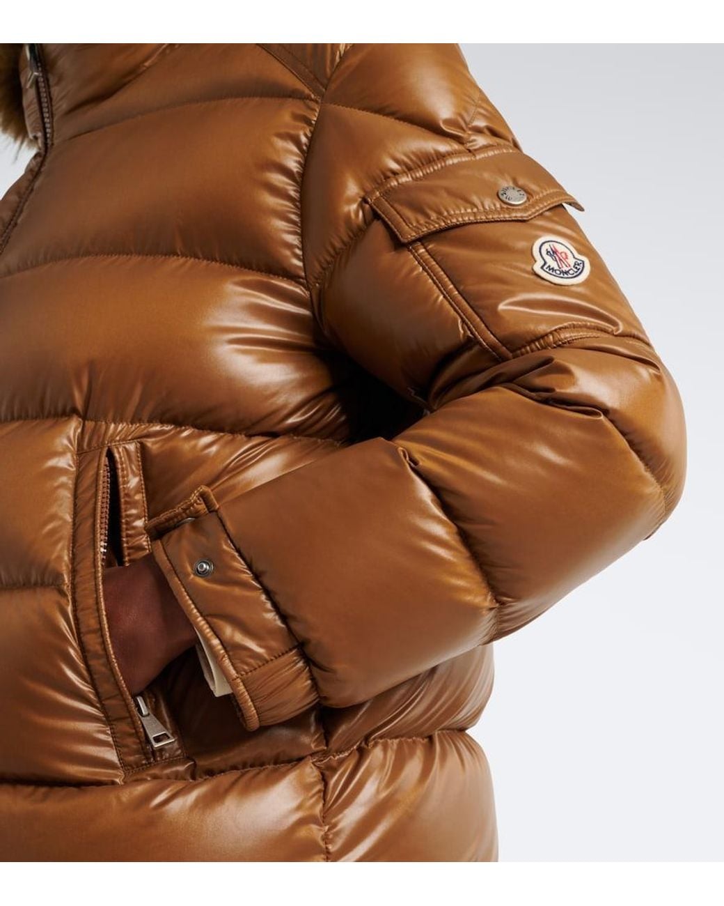 Moncler Brown Hypolais Down Jacket