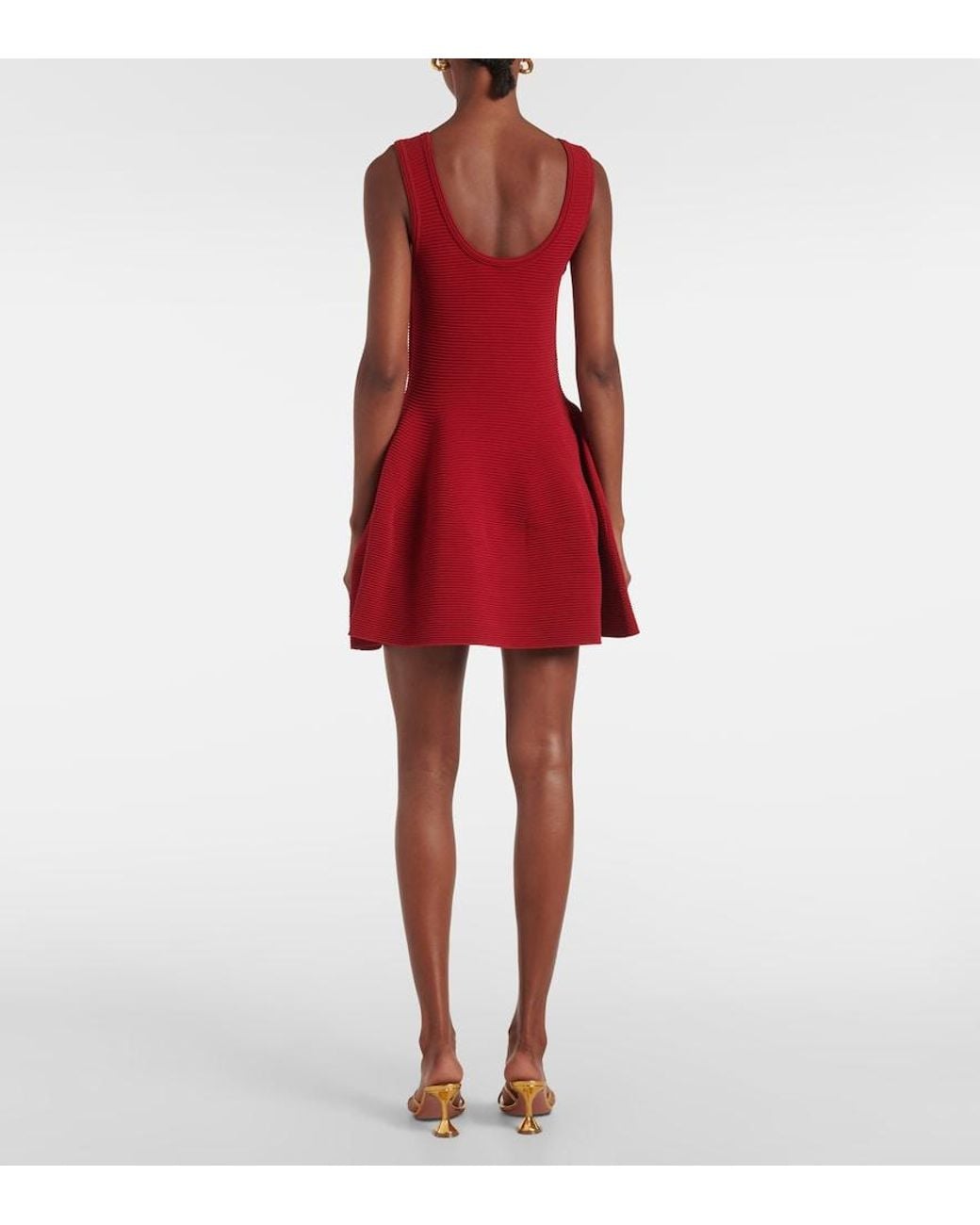 Jonathan Simkhai Red Larina Mini Dress