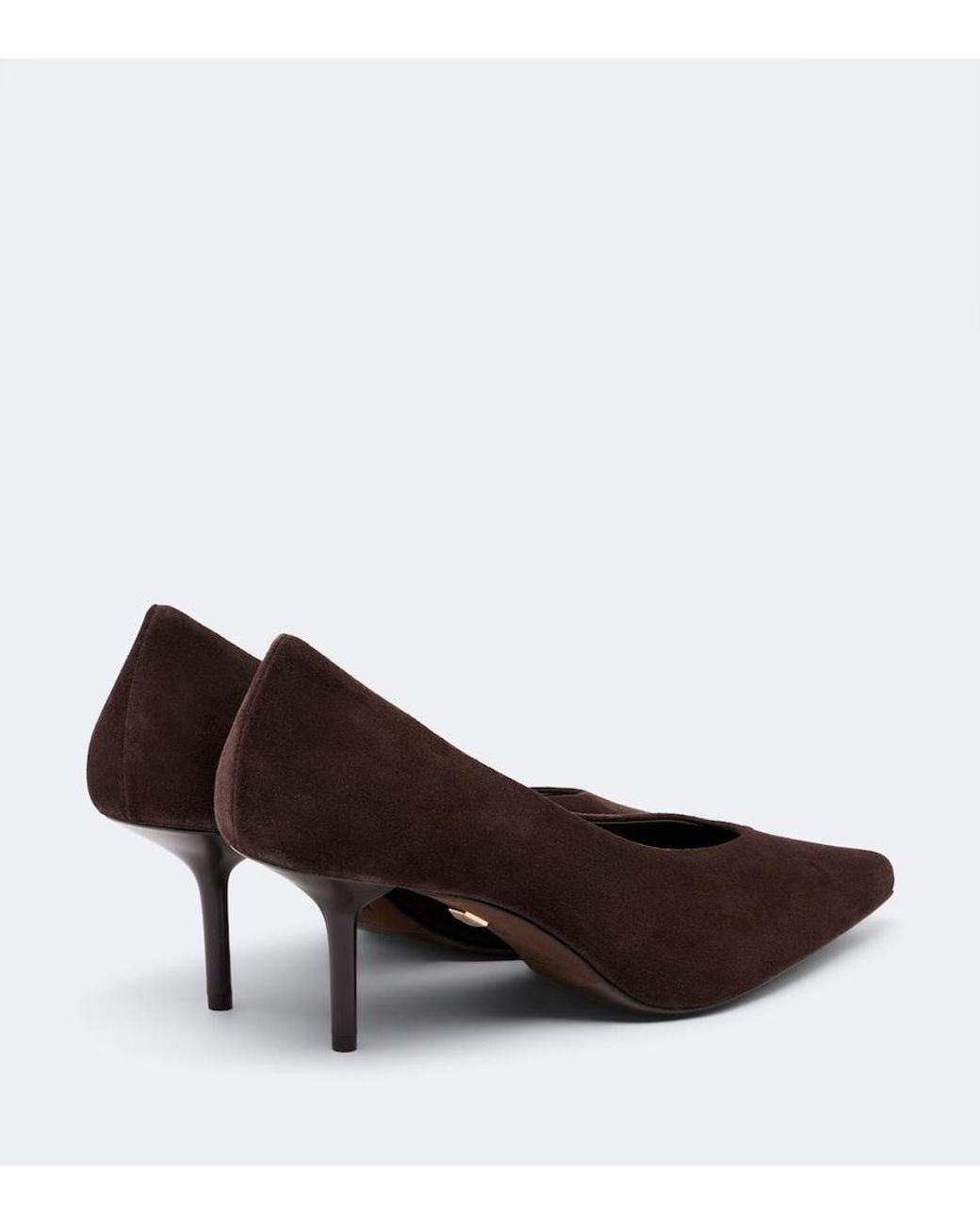 Max Mara Brown Suede Pumps