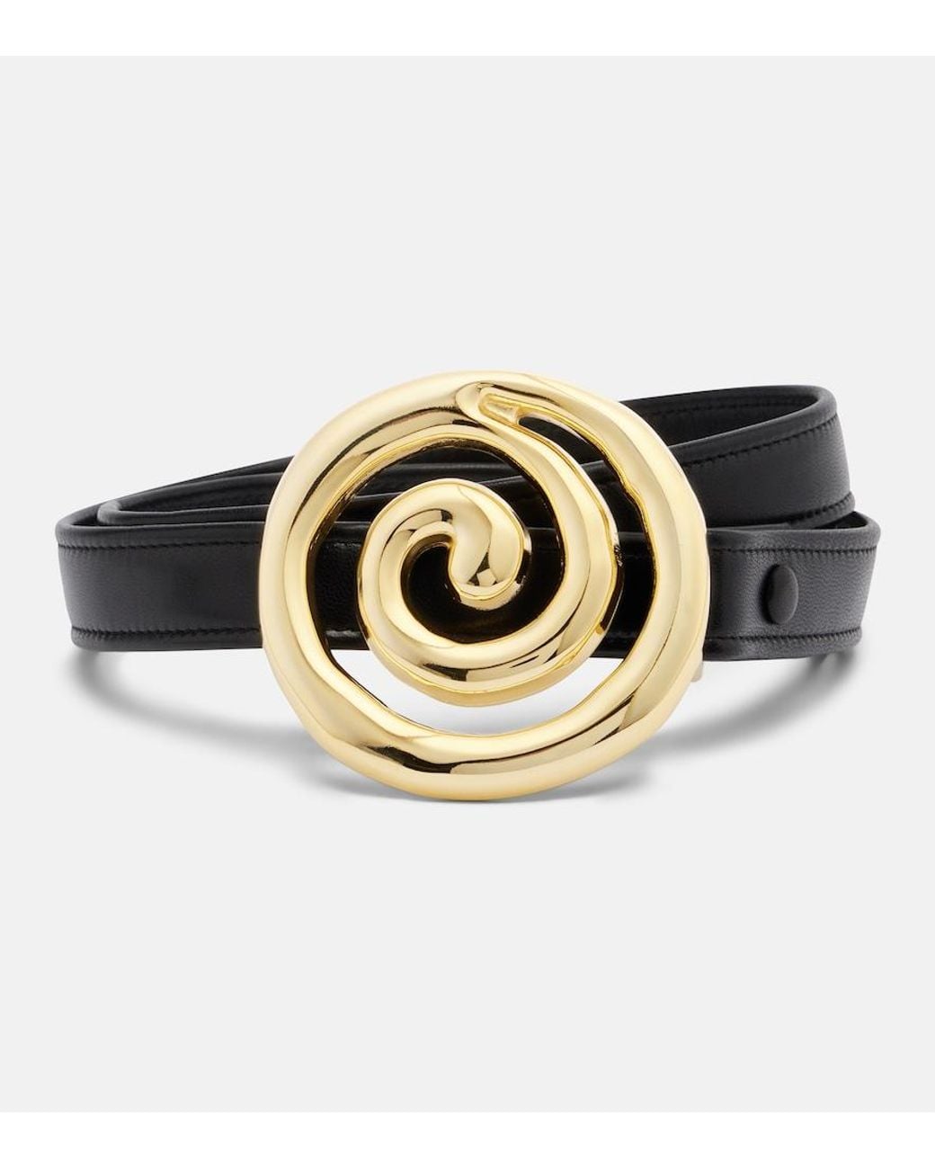 DEHANCHE Metallic Koru Leather Belt