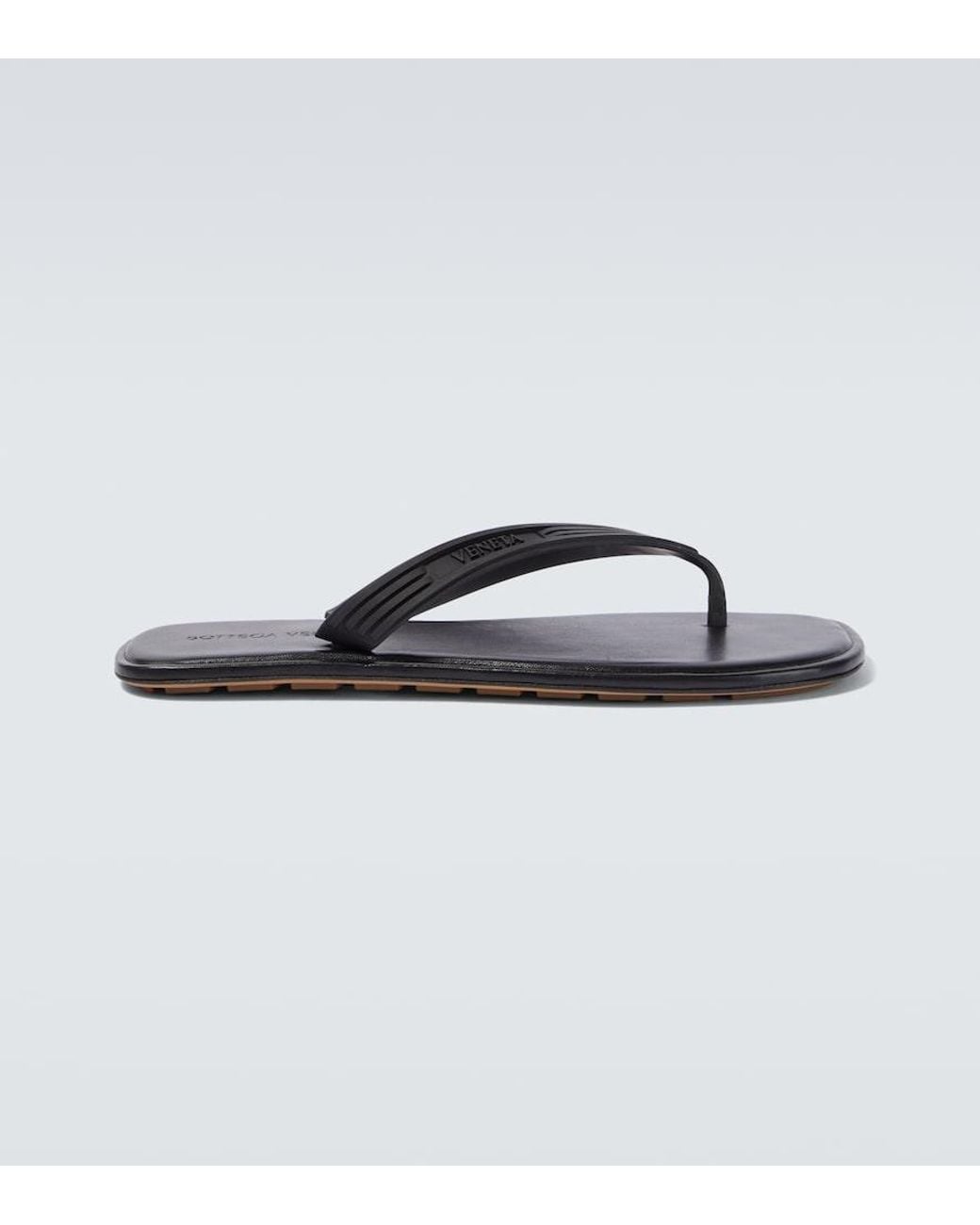 Bottega Veneta Blue Sampieri Thong Sandals for men