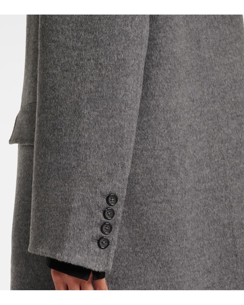 Totême Gray Wool Coat