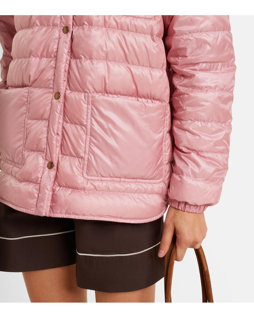 Moncler Pink Fouine Down Jacket
