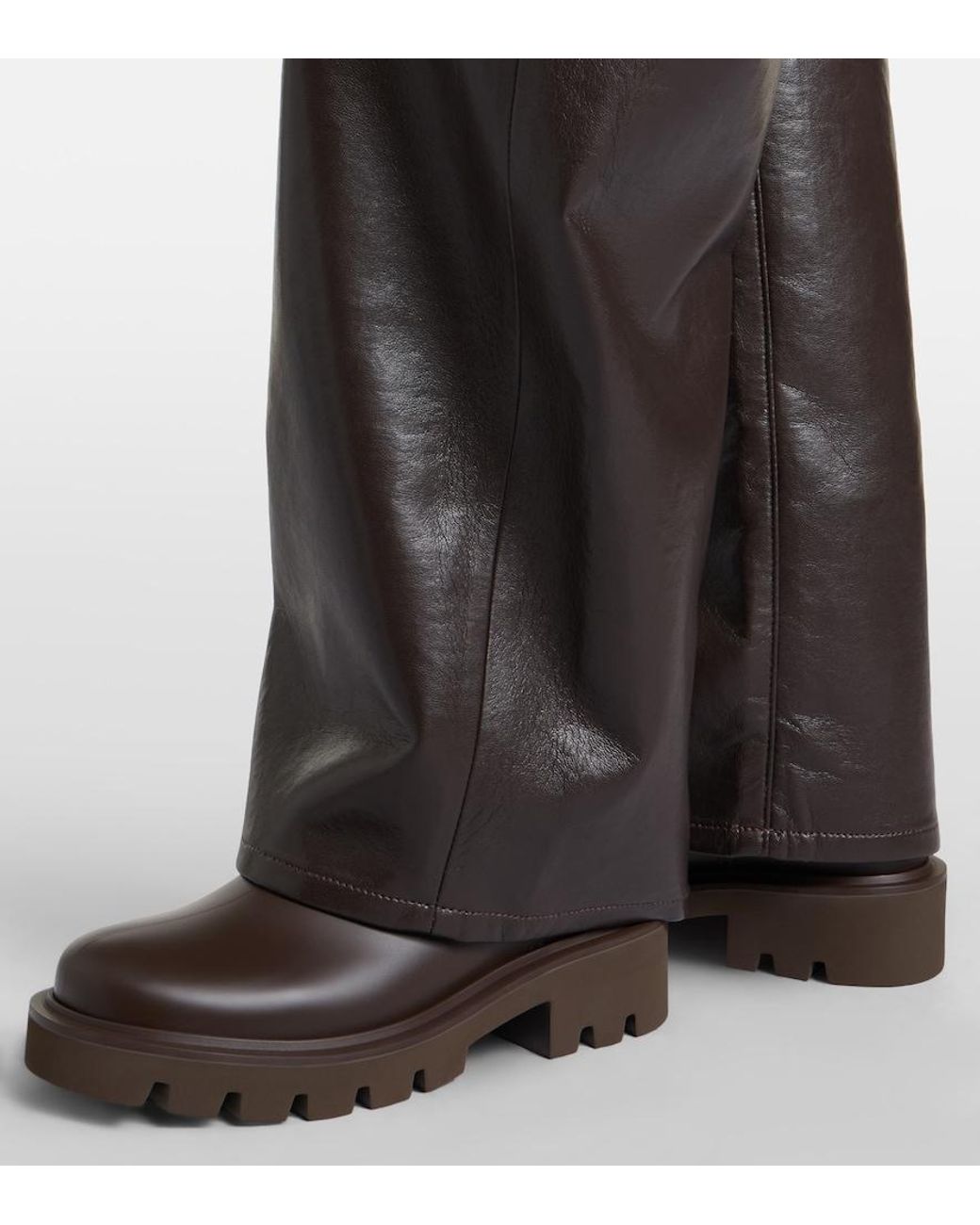 Moncler Black Kickstream Rain Boots