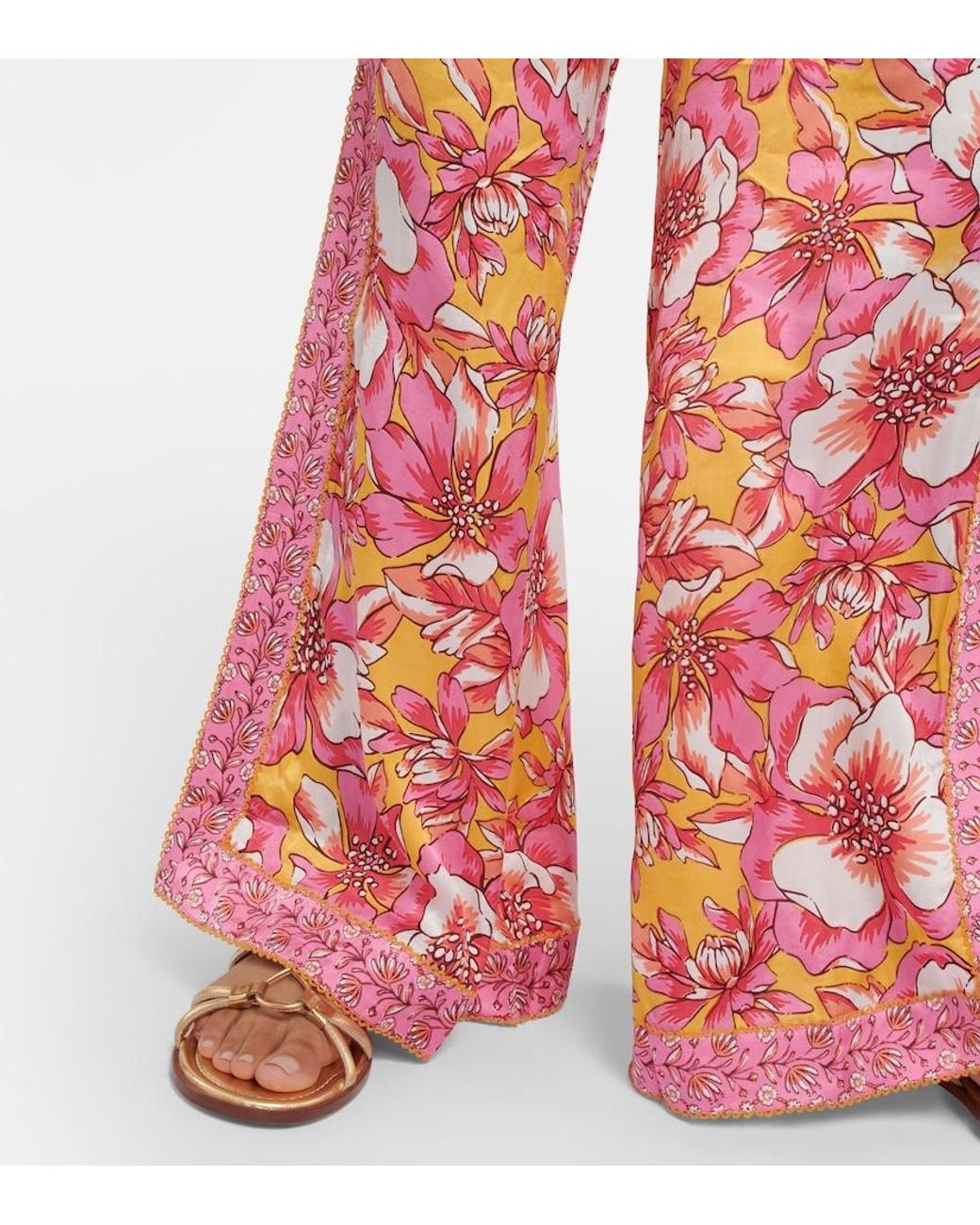 Poupette Red Isabelle Printed Halterneck Jumpsuit
