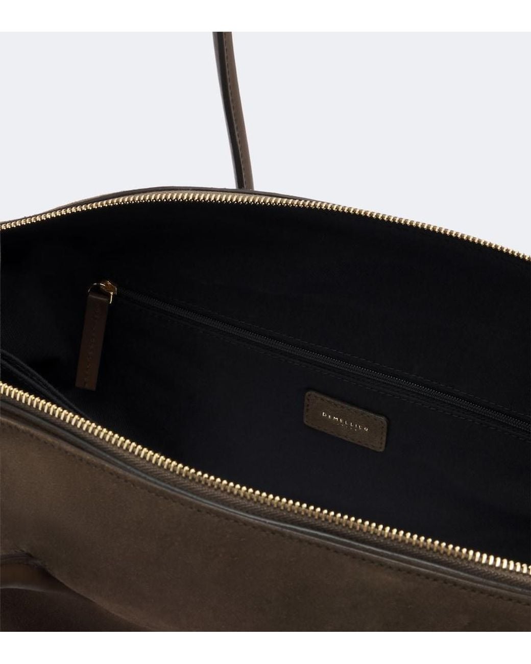 DeMellier London Black Stockholm Large Suede Tote Bag