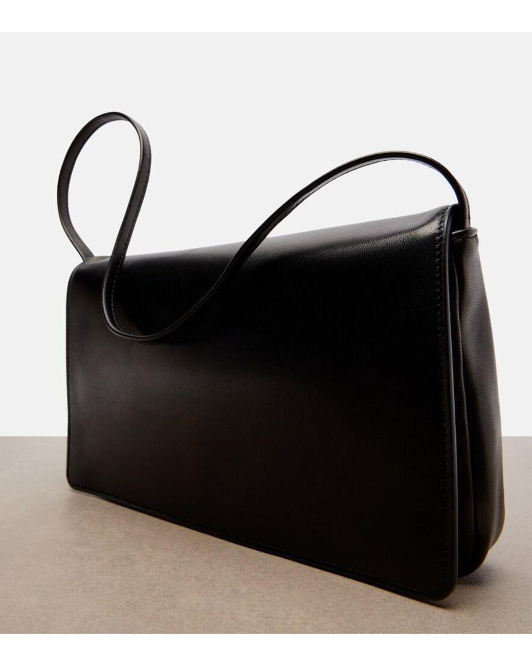 The Row Black Schultertasche Nuance Small Aus Leder