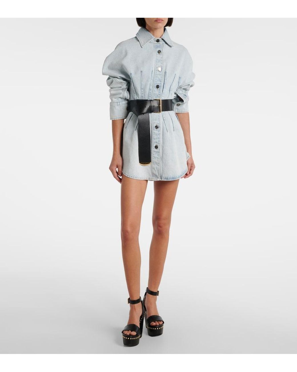Givenchy Blue Denim Minidress