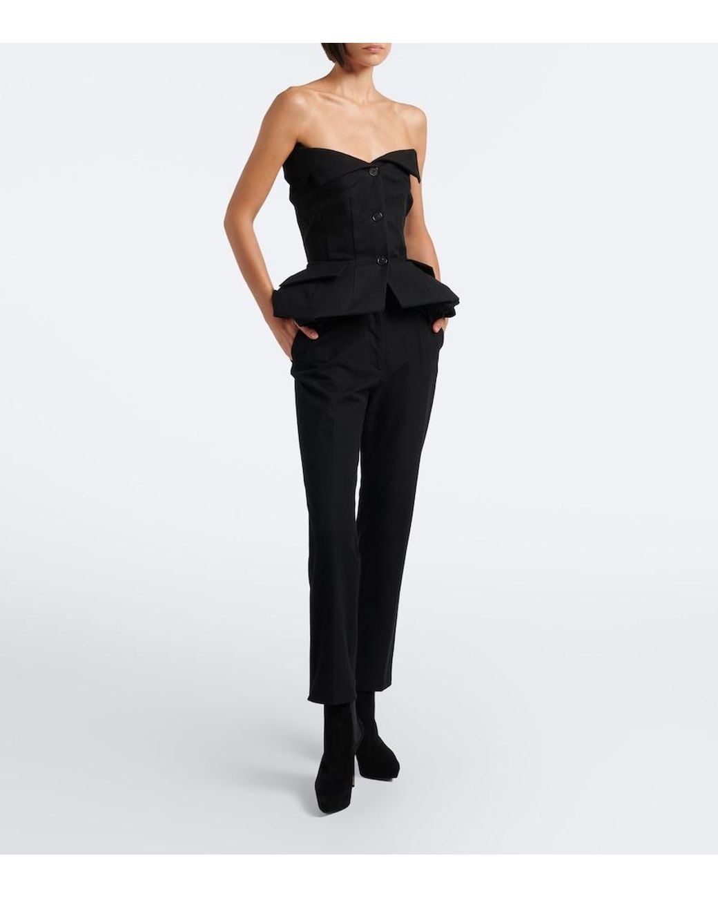 Gianvito Rossi Black Suede Platform Ankle Boots