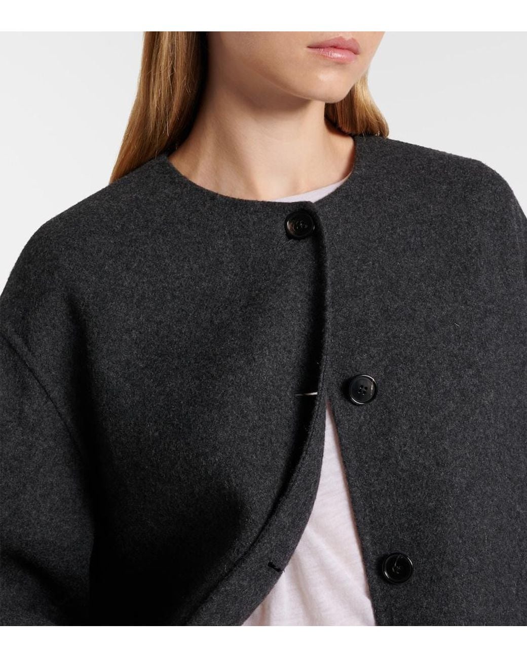 The Row Black Quintus Cashmere Jacket