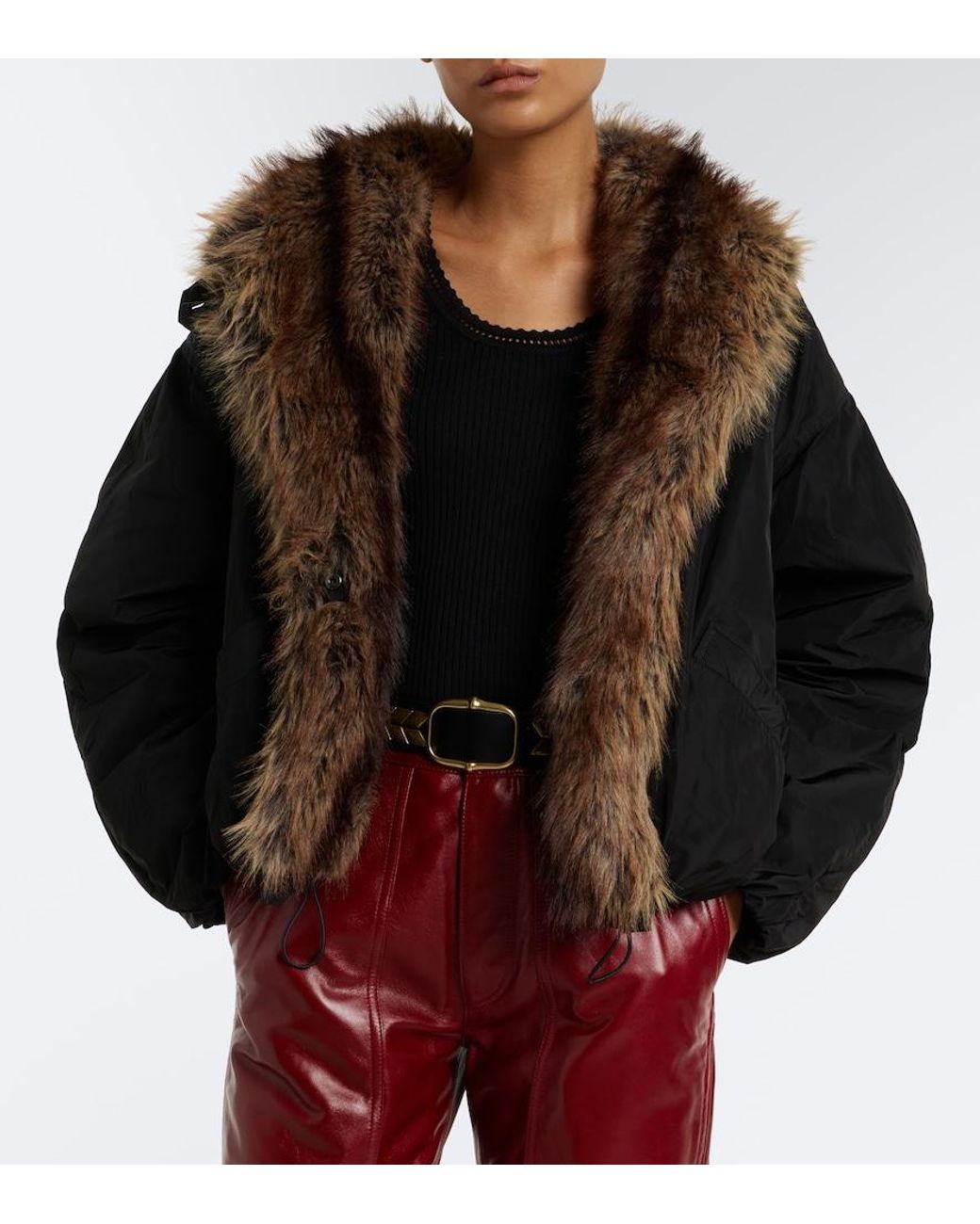 Isabel Marant Black Charone Parka