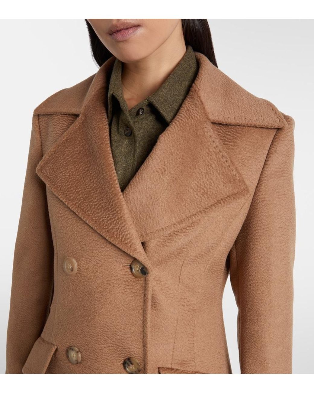 Max Mara Natural Lepanto Camel Hair Coat