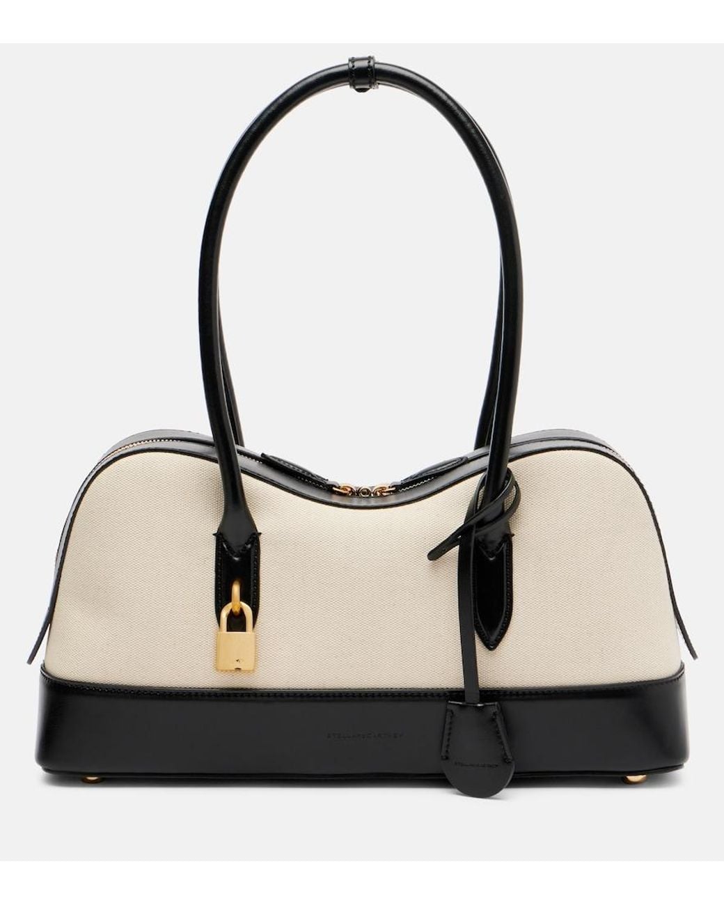 Stella McCartney Natural Ryder Medium Canvas Shoulder Bag