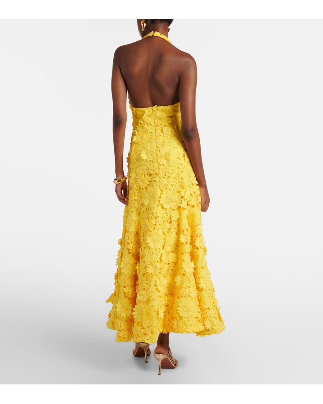 LEO LIN Yellow Juliette Maxi Dress