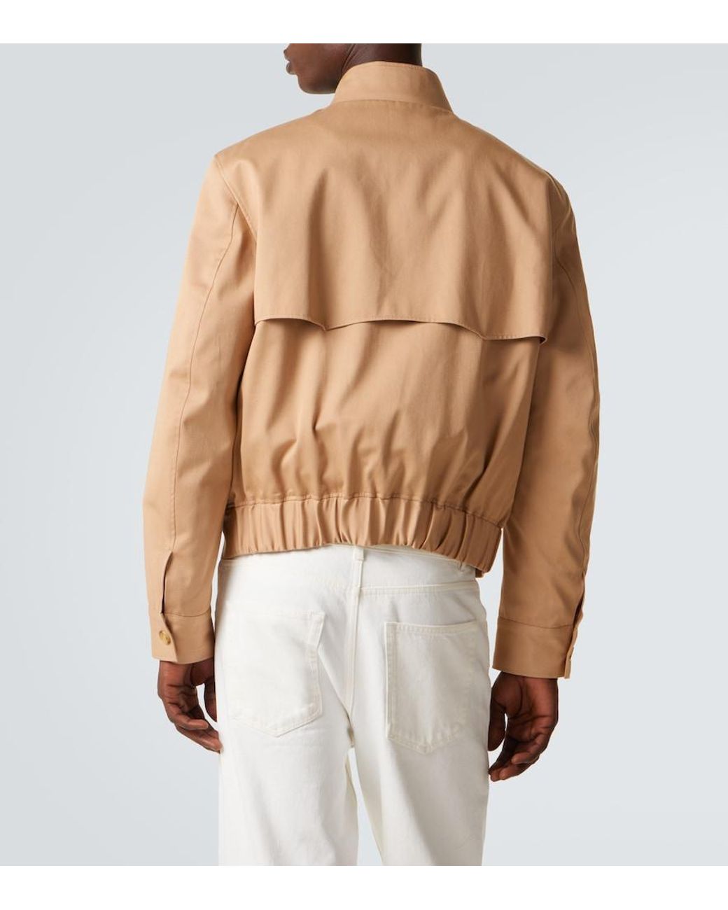 Gabriela Hearst Natural Cotton Blouson Jacket for men