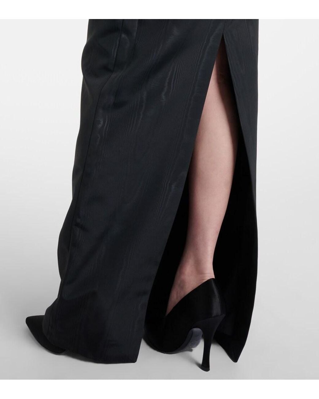Rebecca Vallance Pink Amaro Off-Shoulder Taffeta Gown