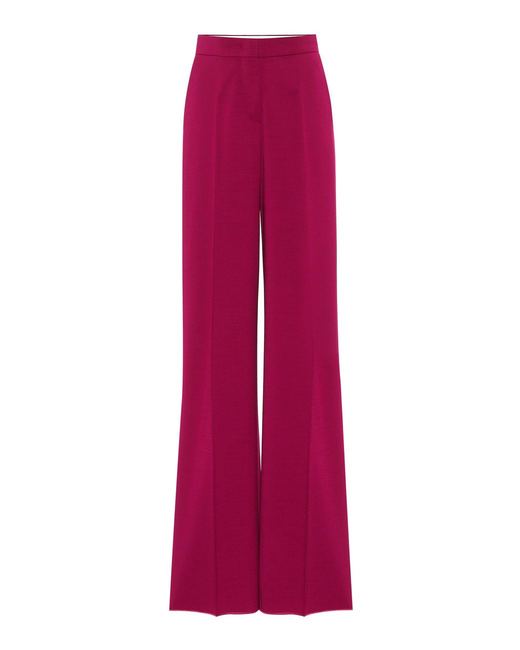 Max Mara Nebbia High-rise Wide-leg Pants in Red | Lyst
