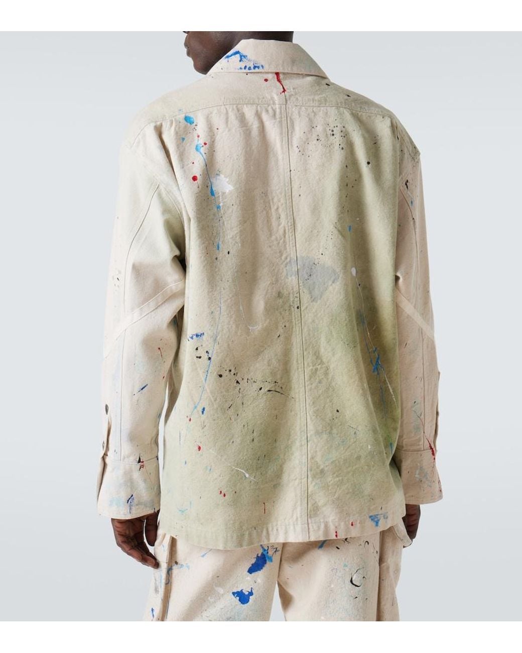 Chaqueta Utilitaria Painter De Algodon Greg Lauren de hombre de color Natural