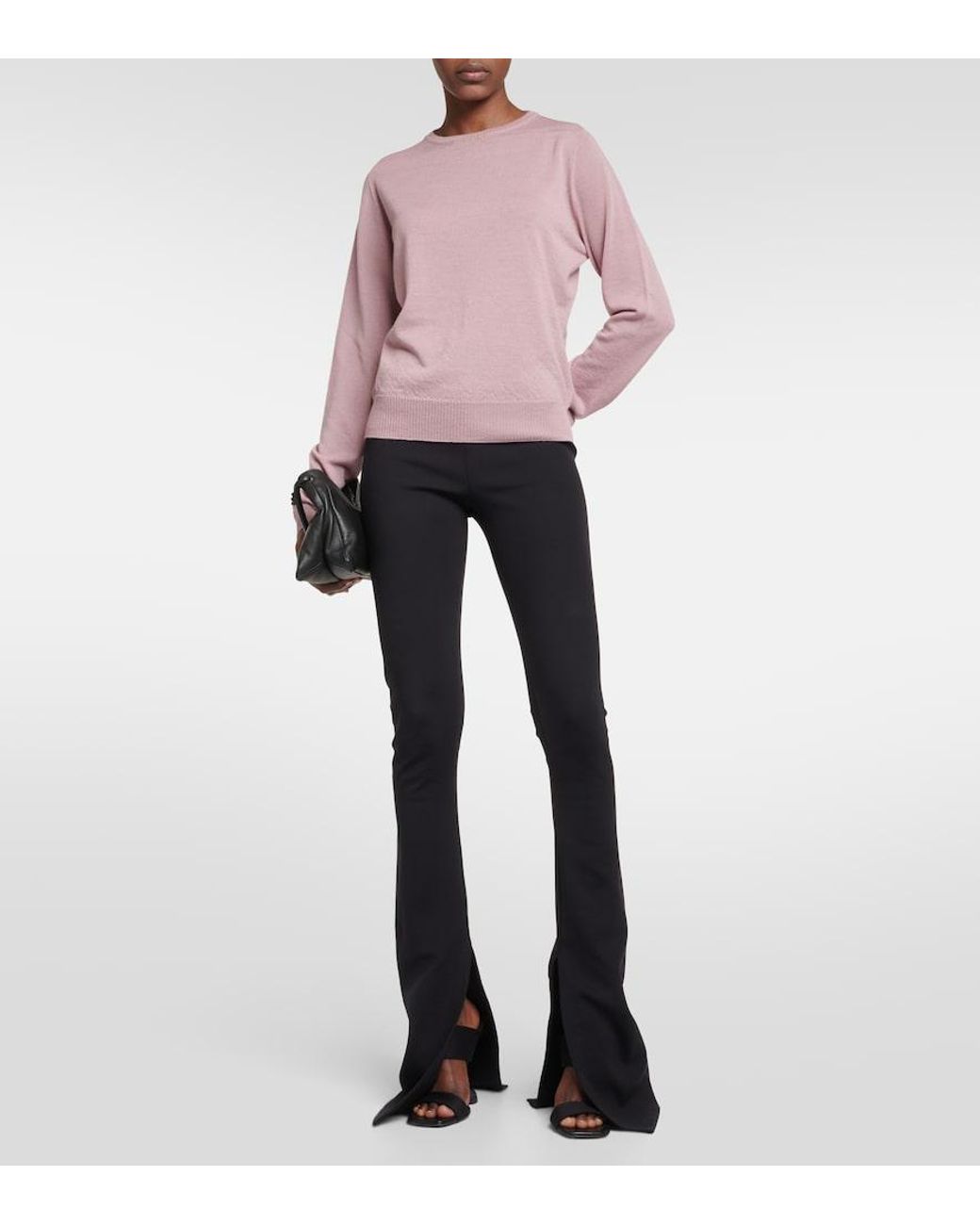 Rick Owens Pink Maglia Wool Sweater