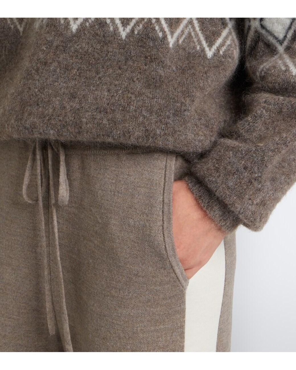 Fusalp Gray Mireva Mohair-Blend Half-Zip Sweater