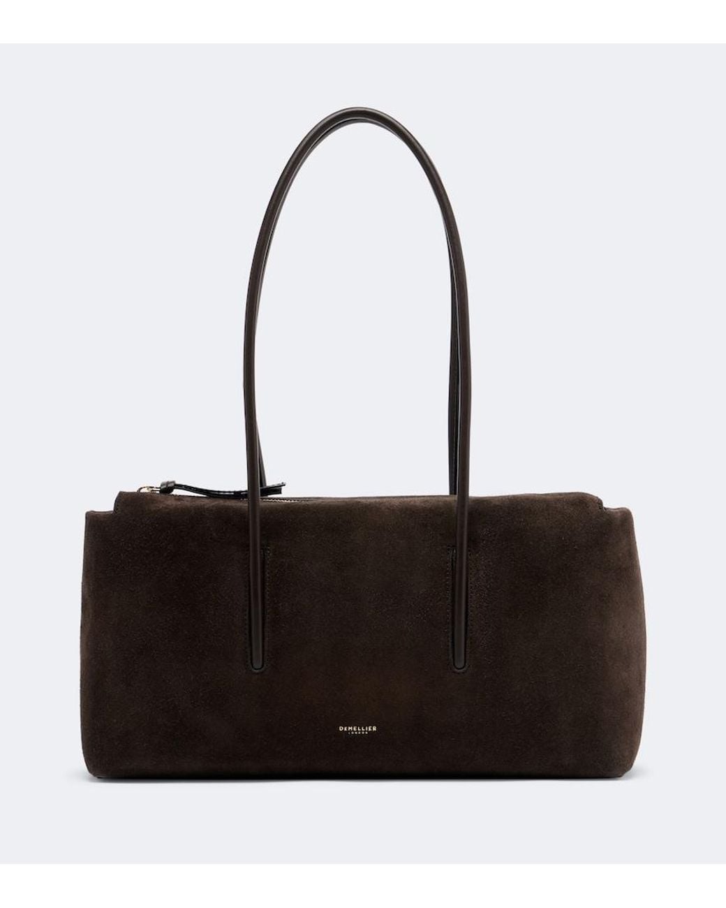 DeMellier London Black Stockholm Suede Shoulder Bag