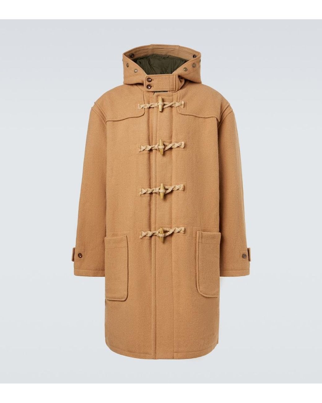 Polo Ralph Lauren Natural Hooded Wool Coat for men