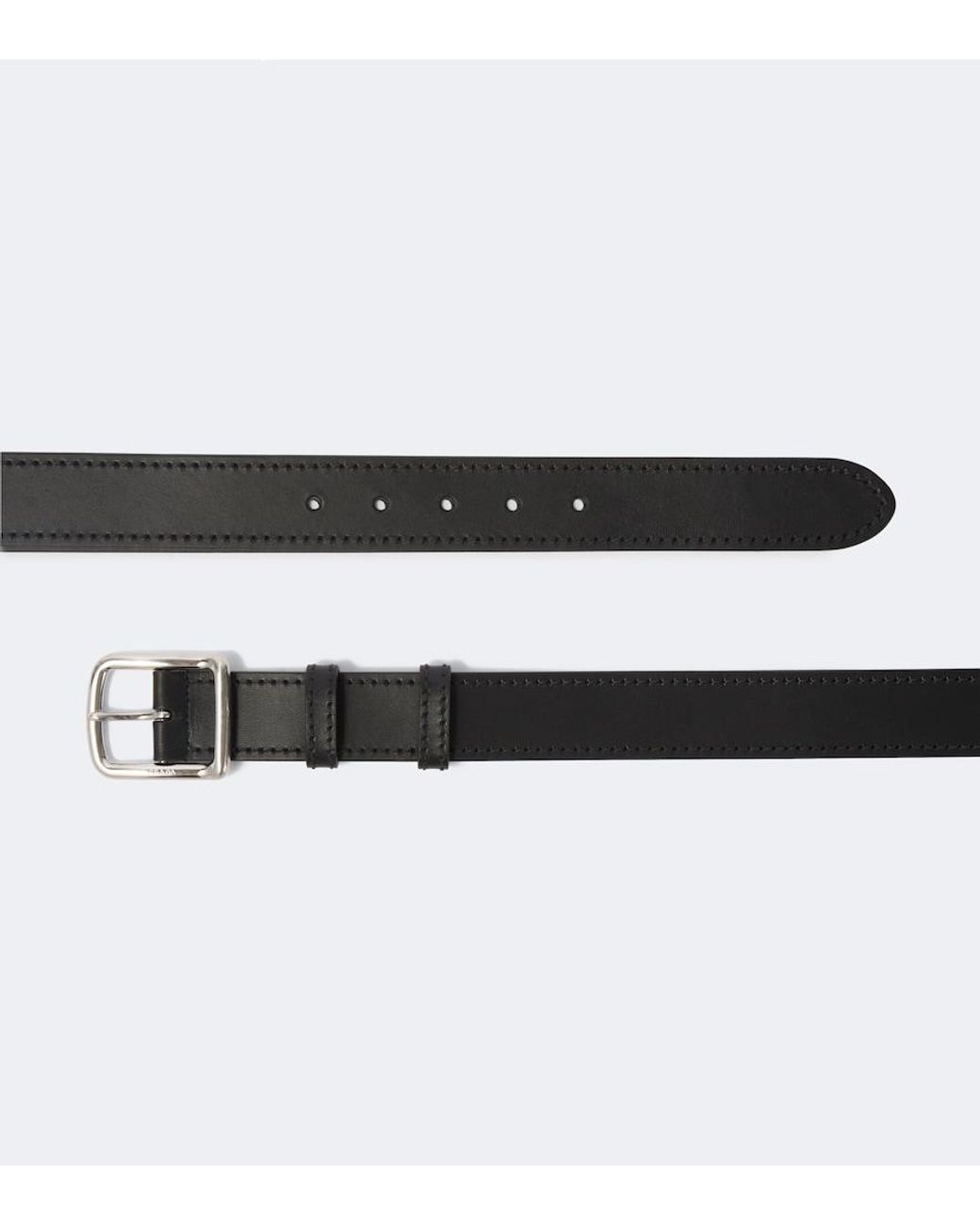 Prada Black Leather Belt for men