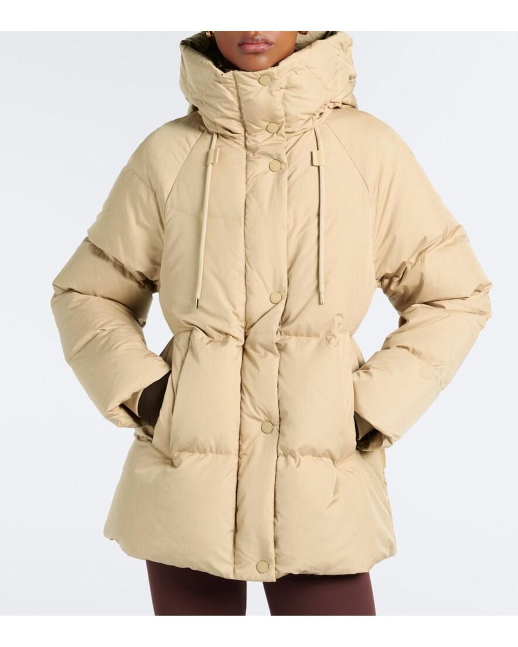 Varley Natural Adler Hooded Down Jacket