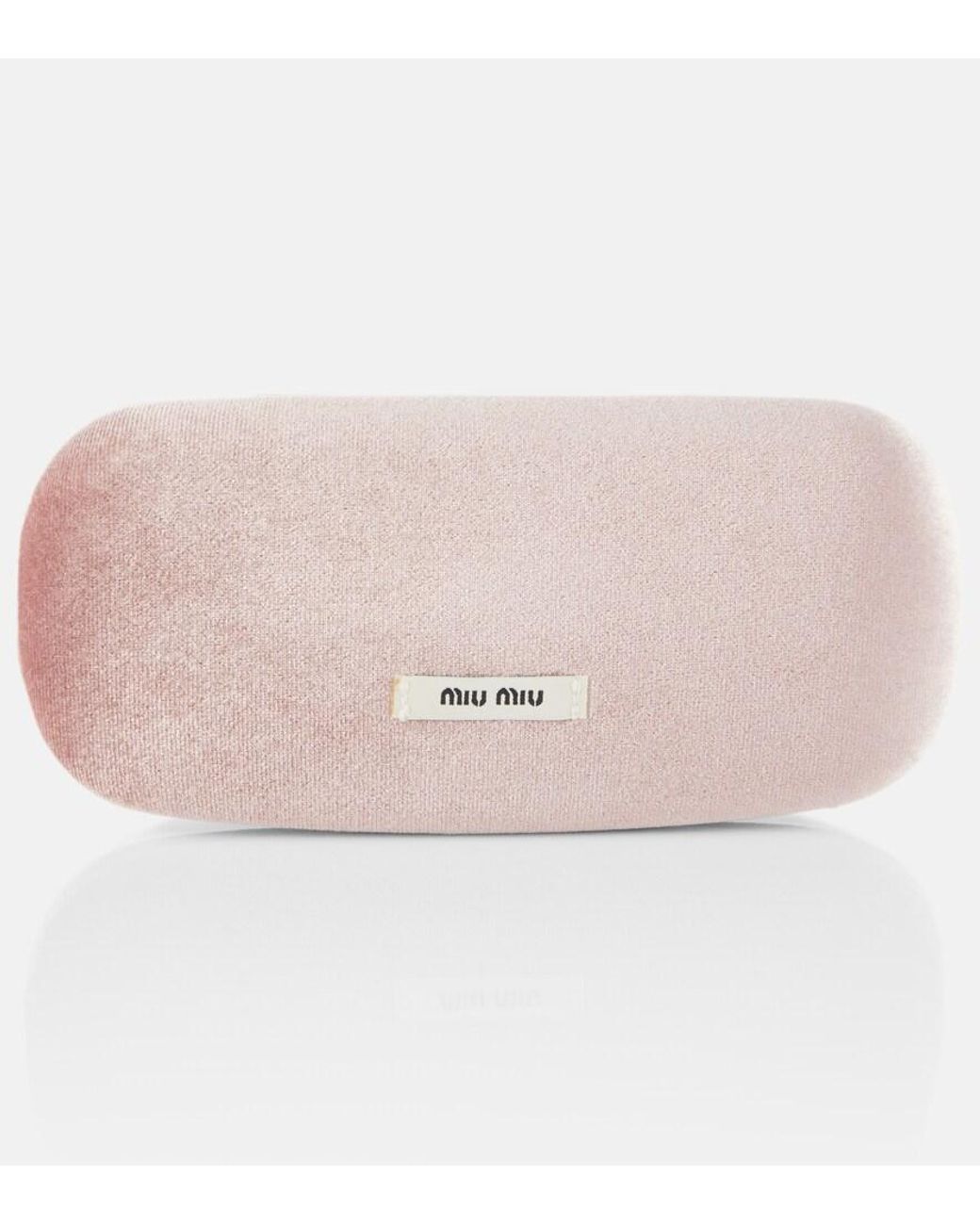 Miu Miu Gray Logo Round Sunglasses