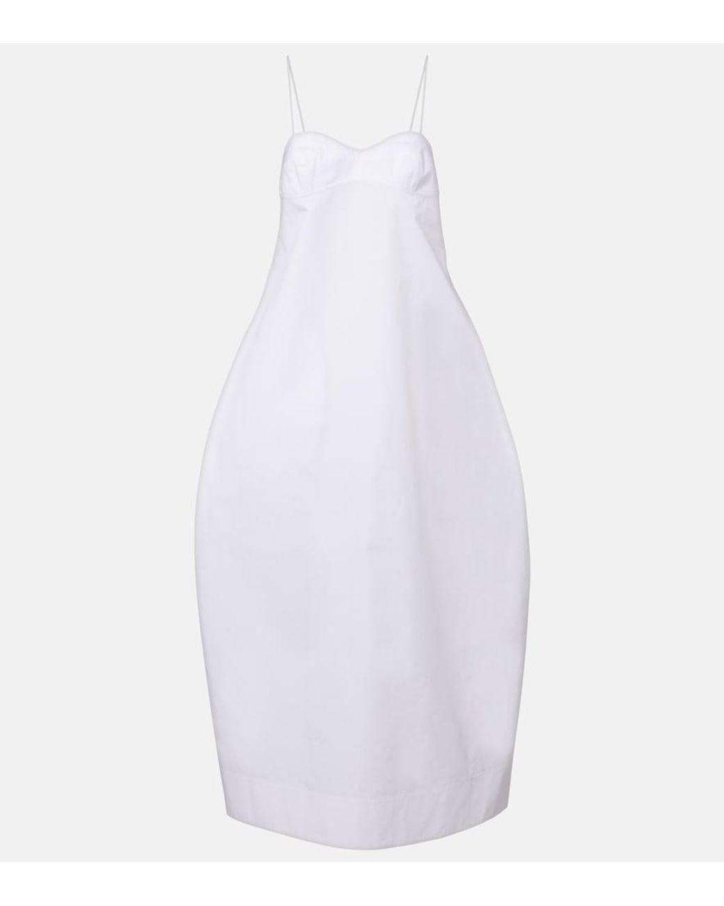 Rohe White Cotton Midi Dress