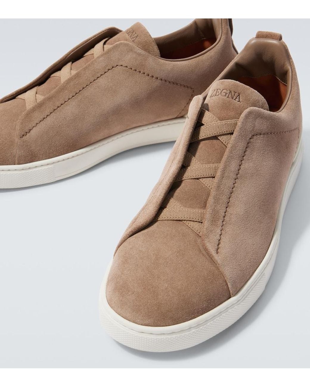 Zegna Brown Sneakers for men