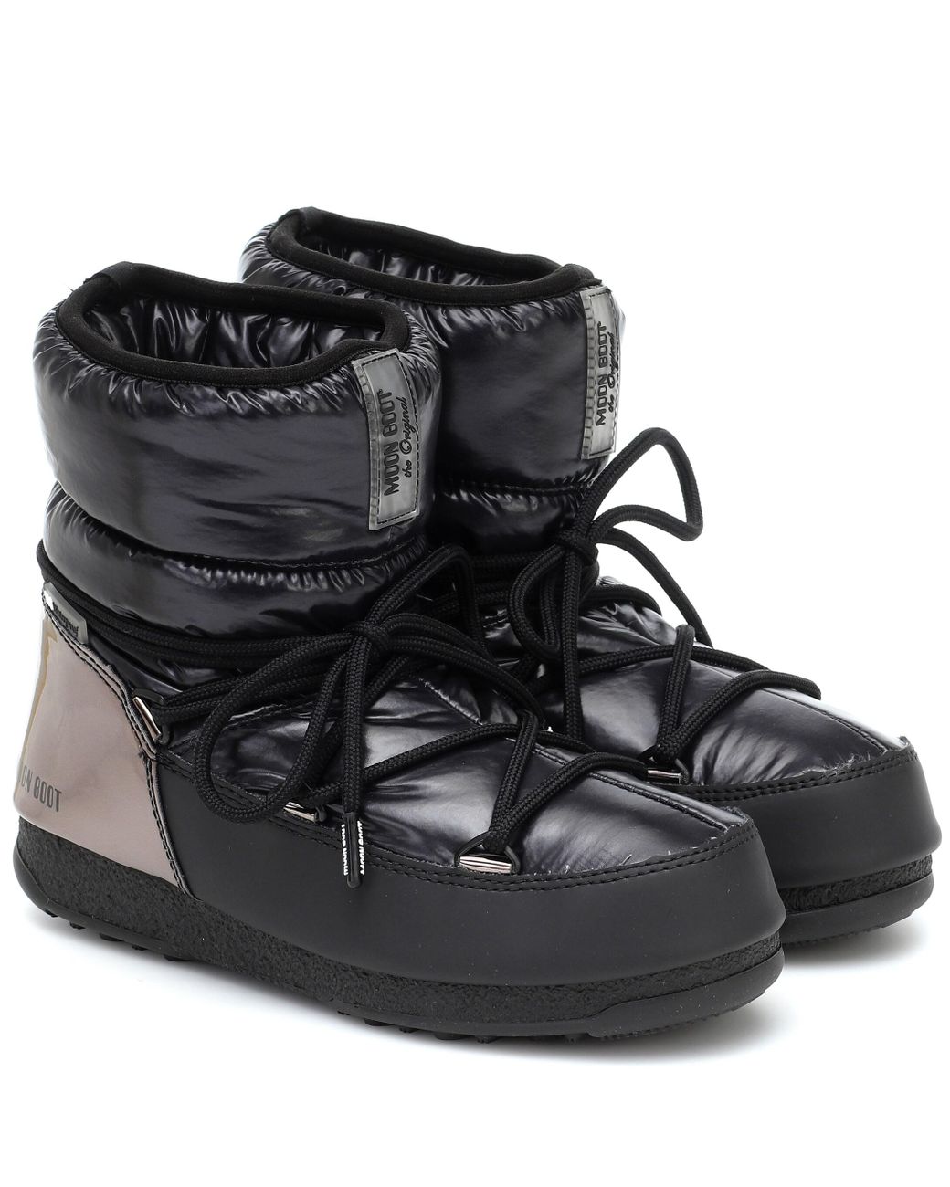 moon boot exclusive classic low black snow boots