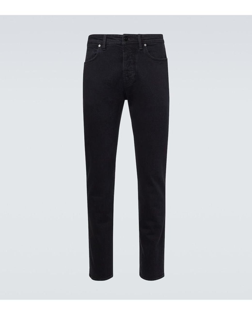 Stone Island Blue Mid-Rise Slim Jeans for men