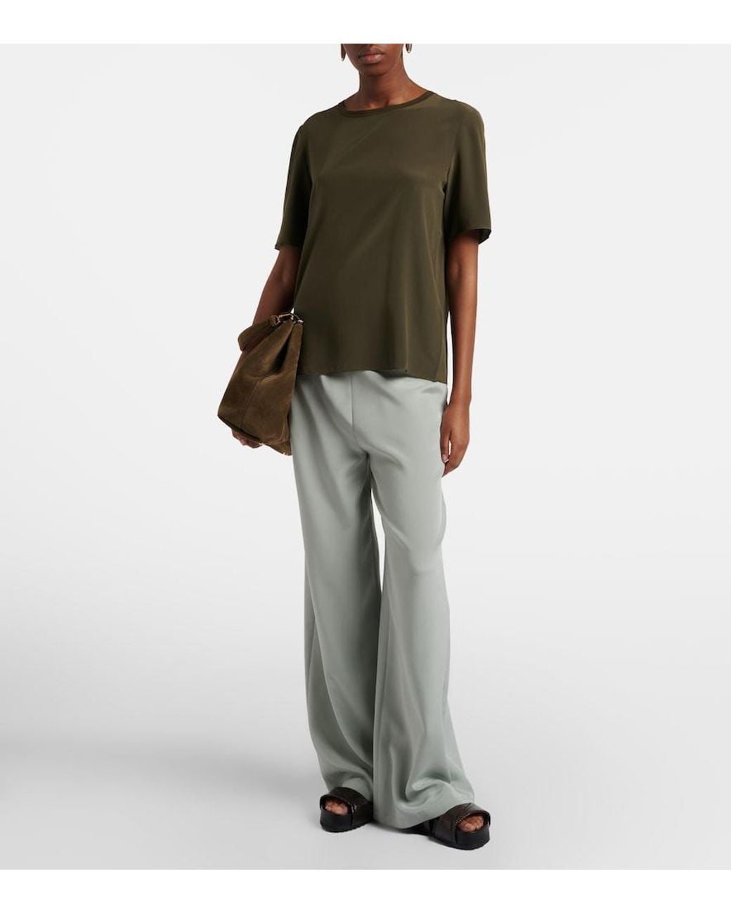 Joseph Green Rubin Silk Crepe T-Shirt