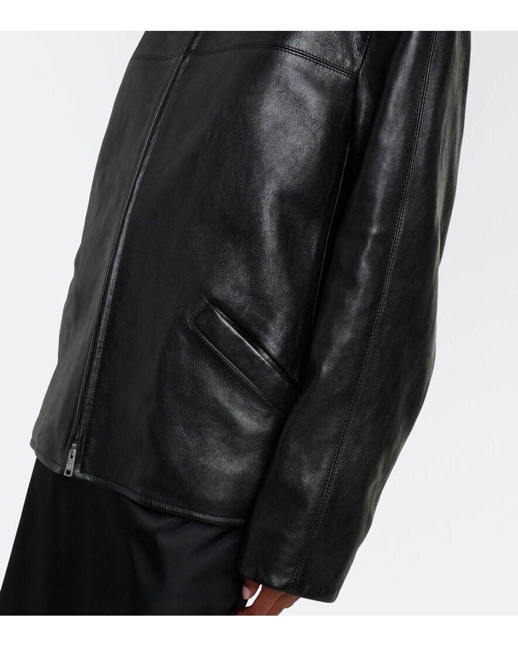 Prada Black Leather Jacket
