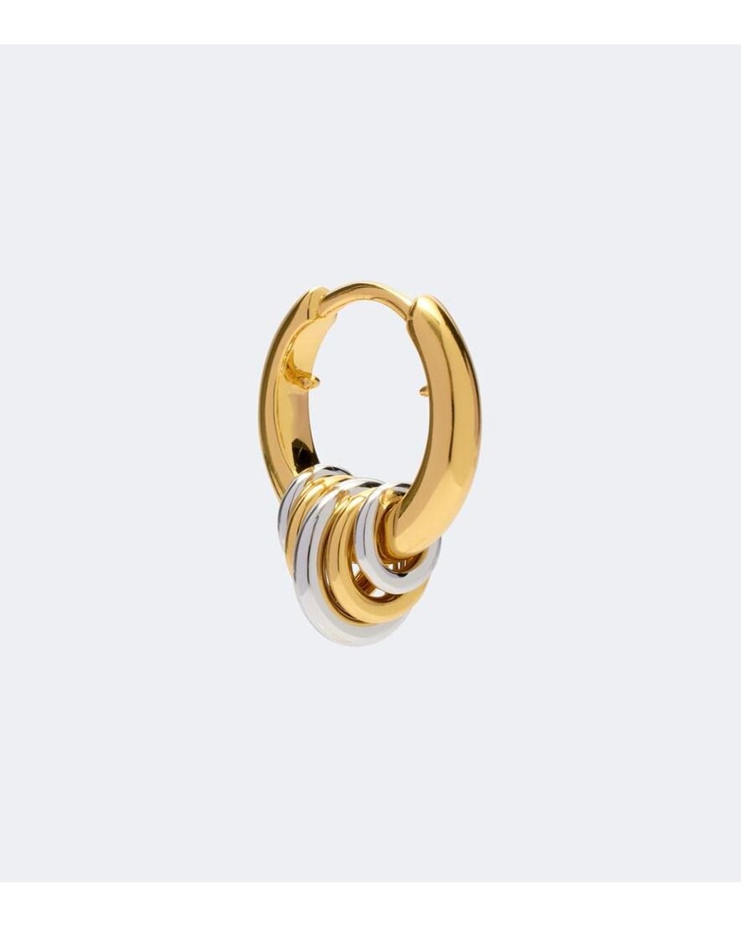 DEHANCHE Metallic Revenge 14Kt-Plated Hoop Earrings