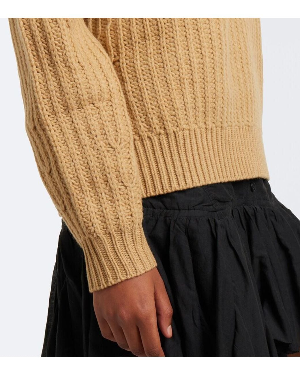 Isabel Marant Natural Lucrecia Wool Sweater