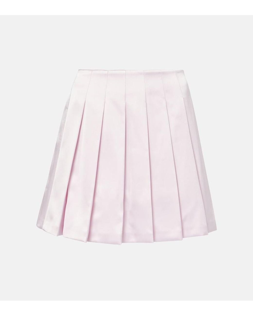 Self-Portrait Pink Pleated Miniskirt