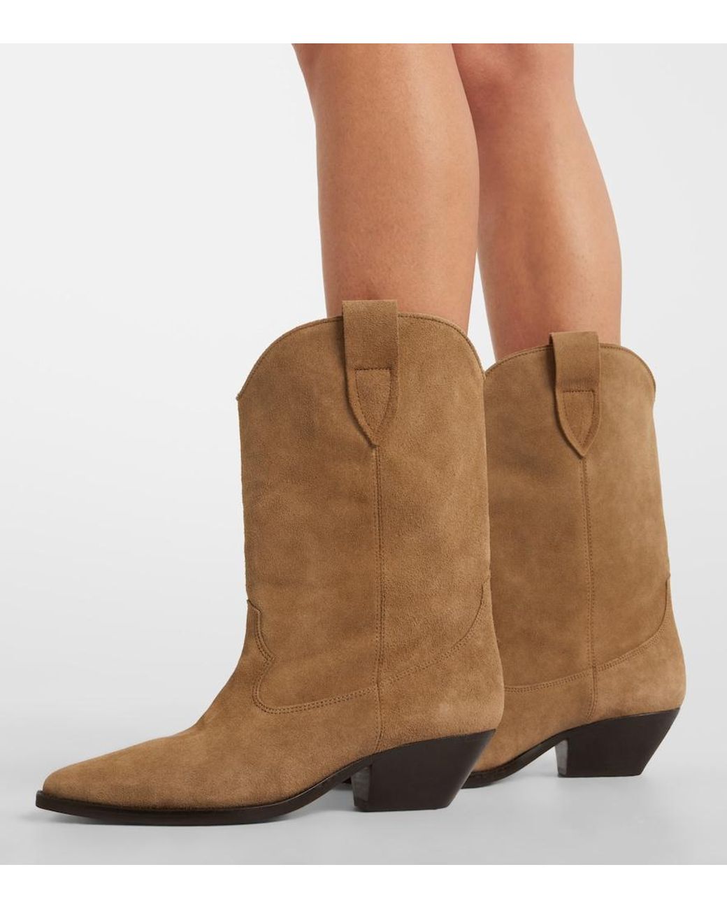 Isabel Marant Brown Duerto 40 Suede Cowboy Boots