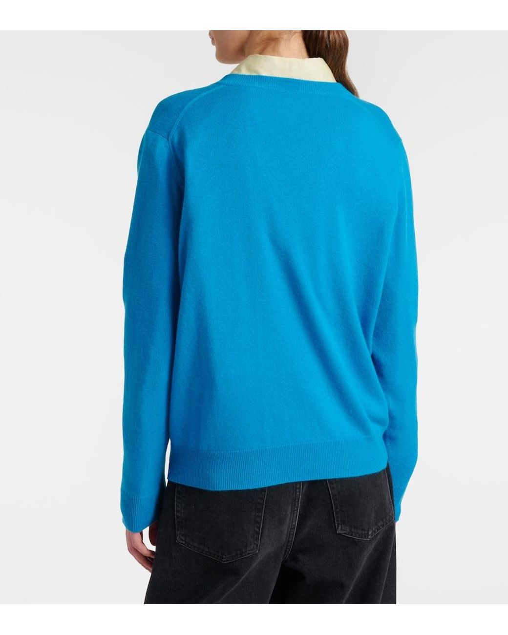 Jardin Des Orangers Blue Cashmere Sweater