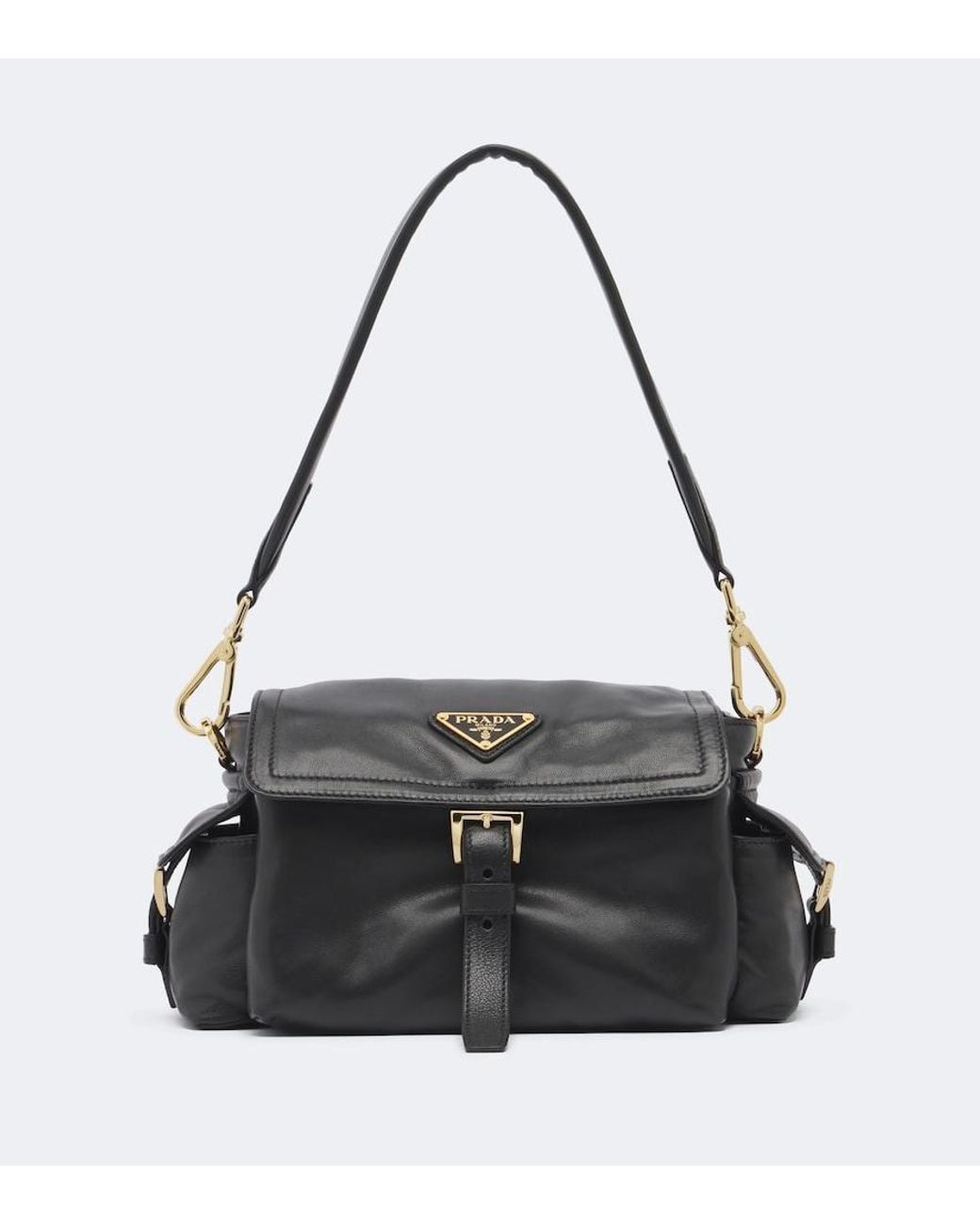 Prada Black Explore Mini Leather Shoulder Bag