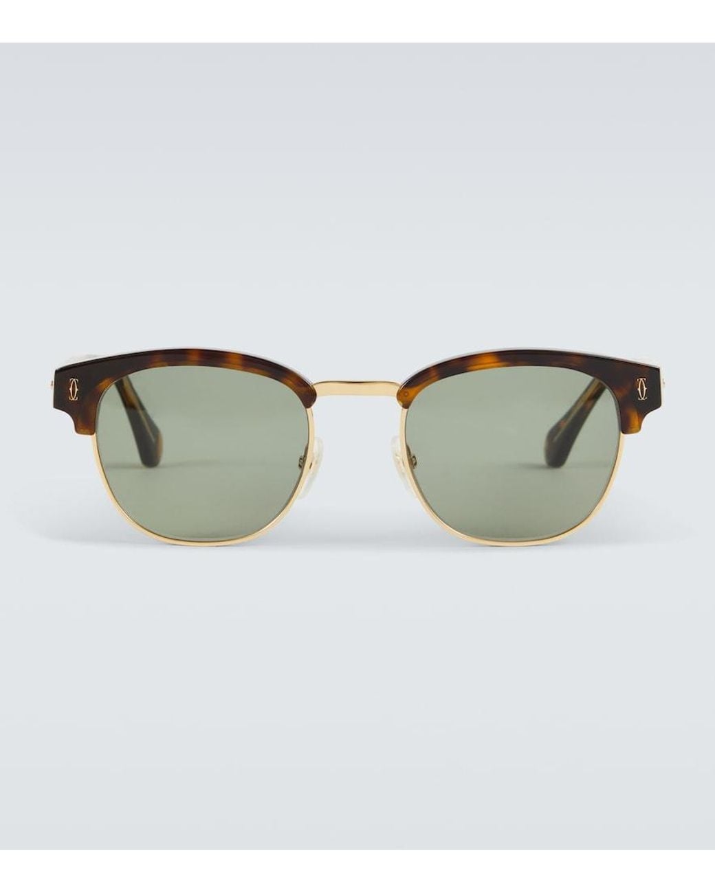 Cartier Green Browline Sunglasses for men