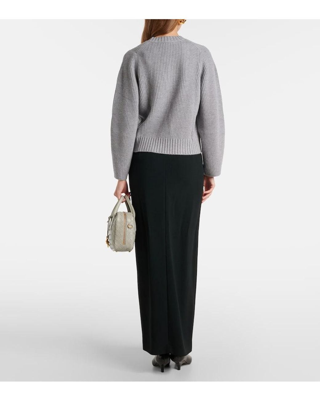 Dorothee Schumacher Gray Wool And Cashmere Sweater