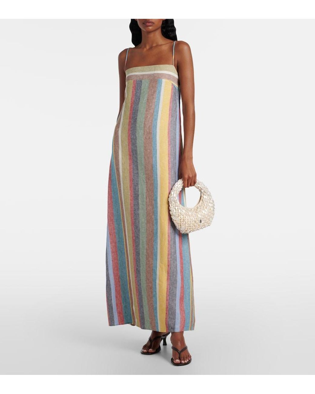 Staud Metallic Reef Crochet Embellished Shoulder Bag