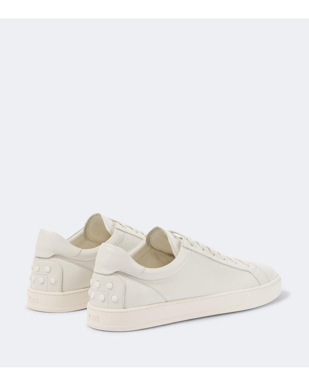 Tod's White Leather Sneakers for men