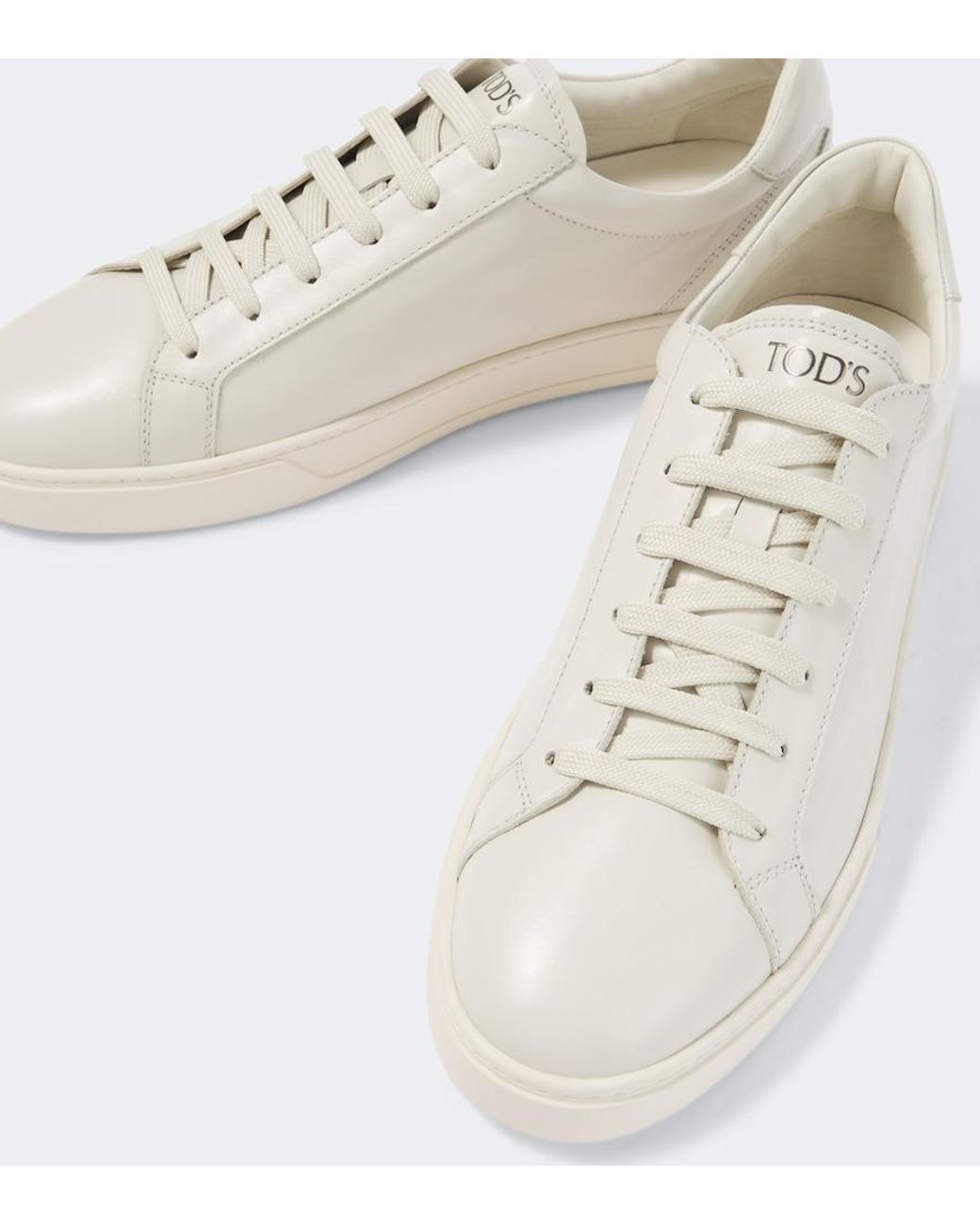 Tod's White Leather Sneakers for men