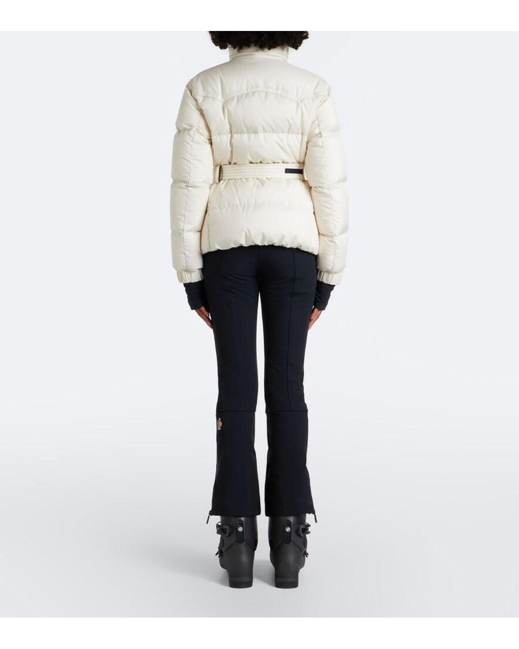 Moncler Natural Karshi Belted Ski Jacket