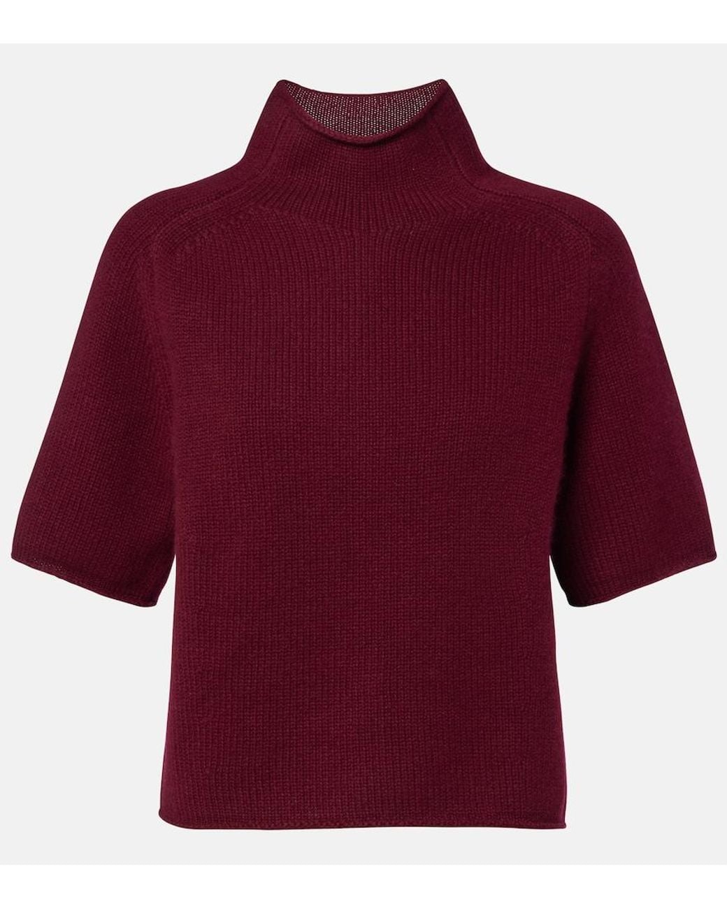 Lisa Yang Red Fride Cashmere Turtleneck Sweater